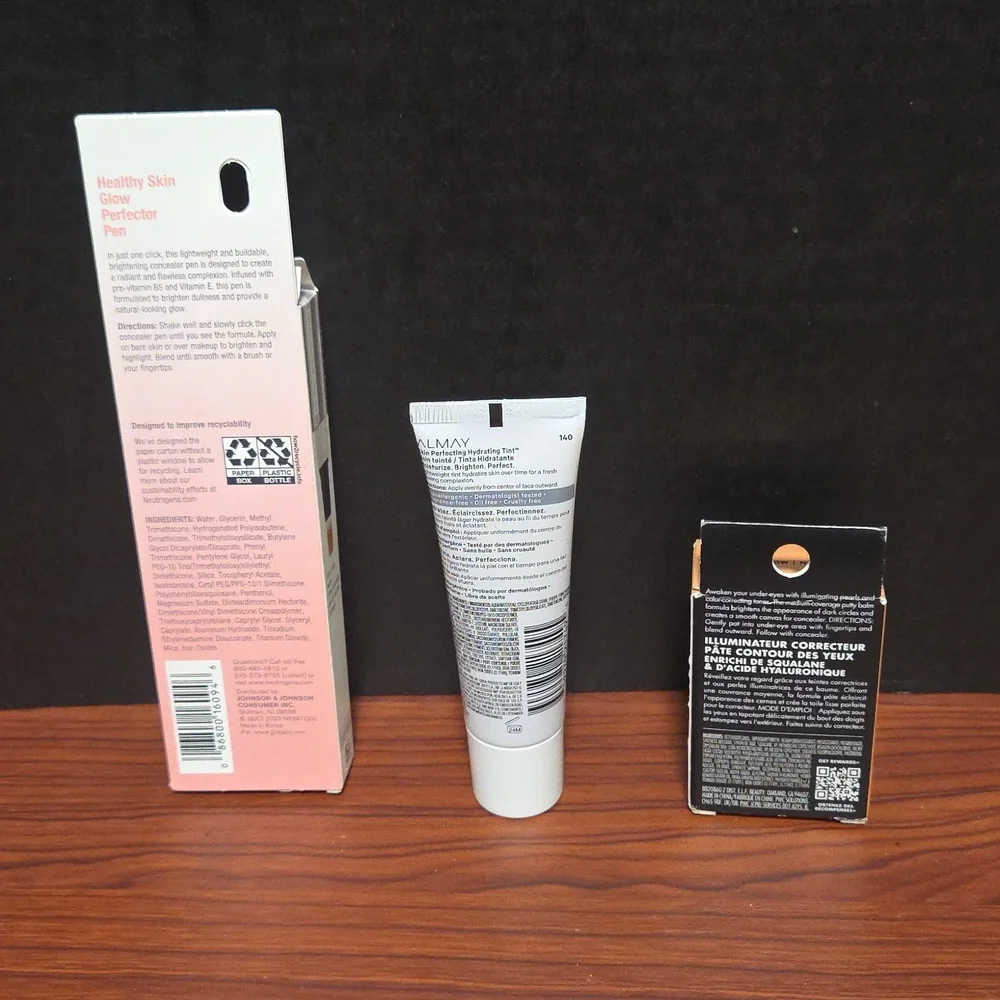 Bundle Set of Makeup ELF; Almay; Neutrogena